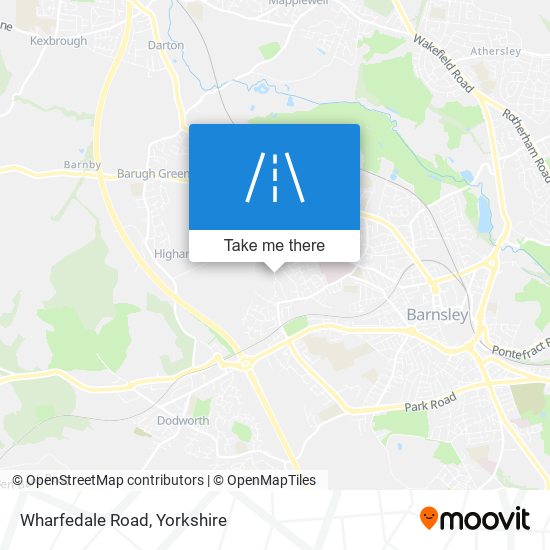 Wharfedale Road map