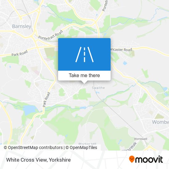 White Cross View map