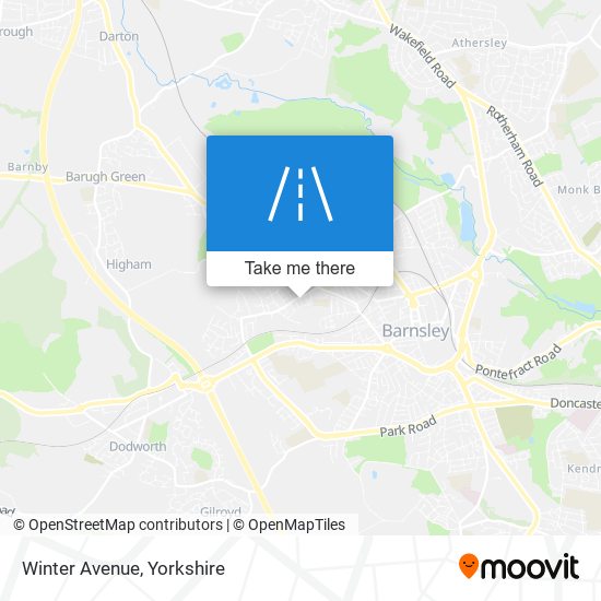 Winter Avenue map