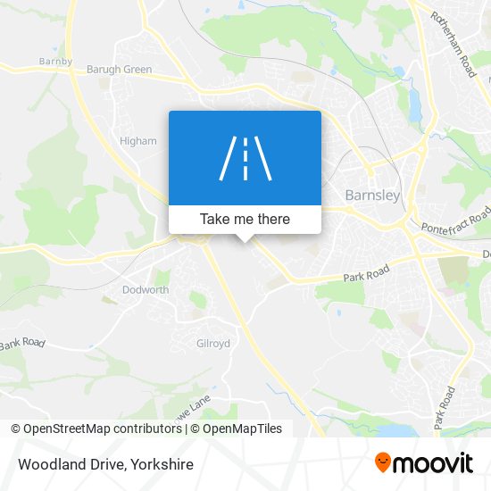 Woodland Drive map