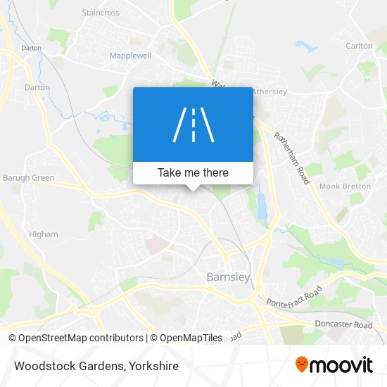 Woodstock Gardens map