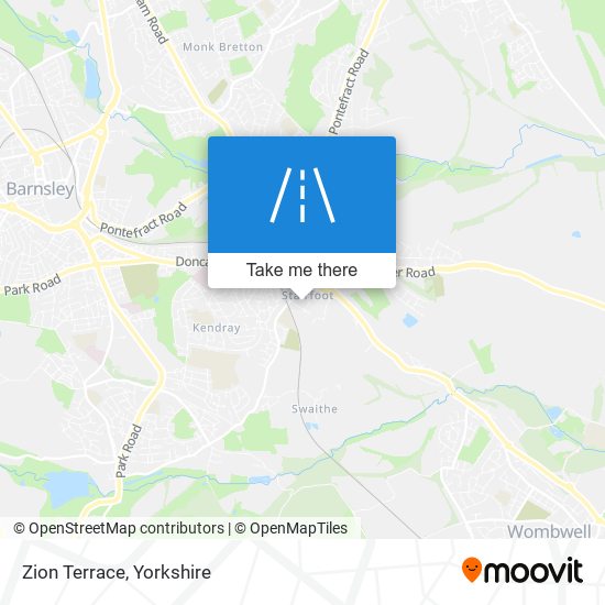 Zion Terrace map