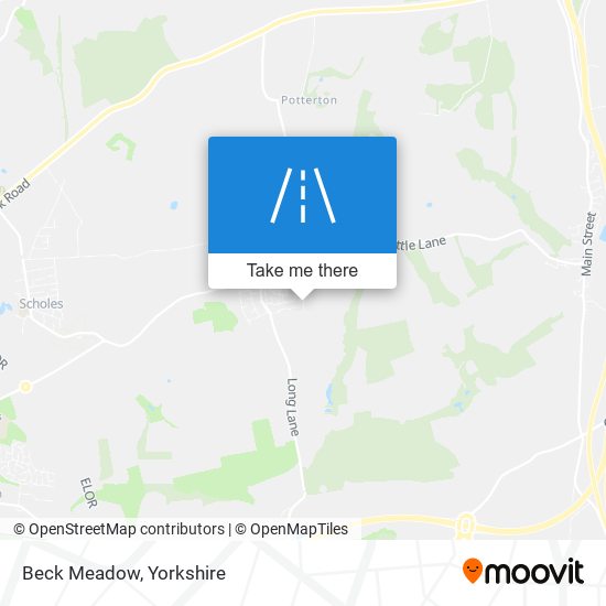 Beck Meadow map