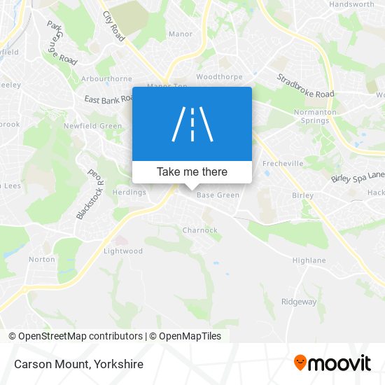 Carson Mount map