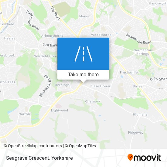 Seagrave Crescent map