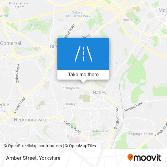 Amber Street map