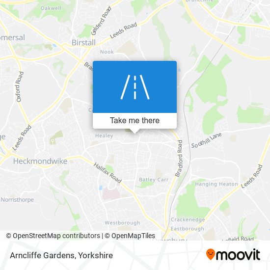 Arncliffe Gardens map