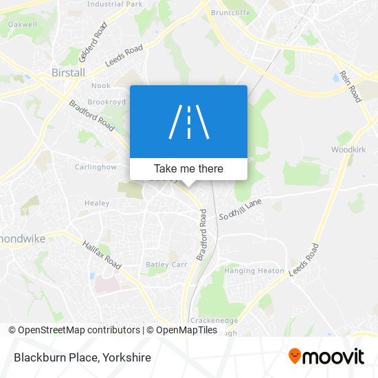 Blackburn Place map