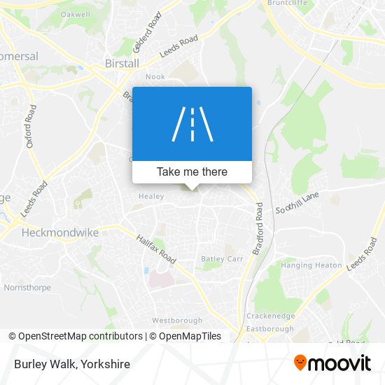 Burley Walk map