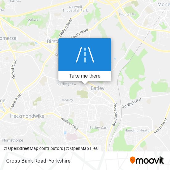 Cross Bank Road map