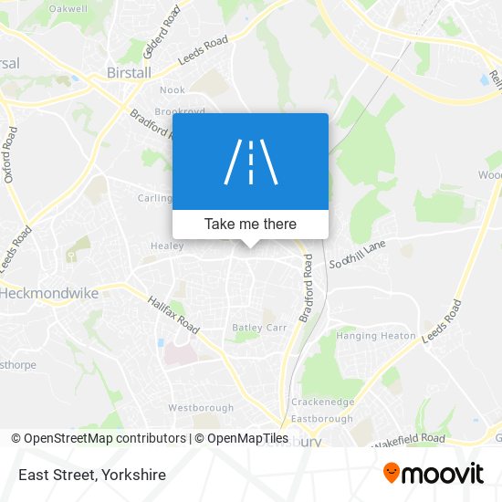 East Street map