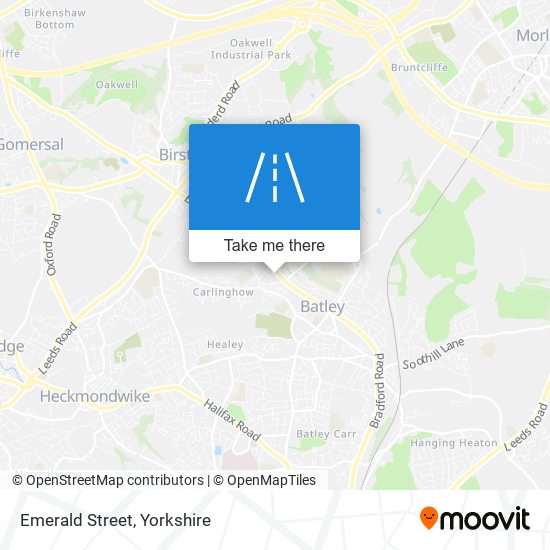 Emerald Street map