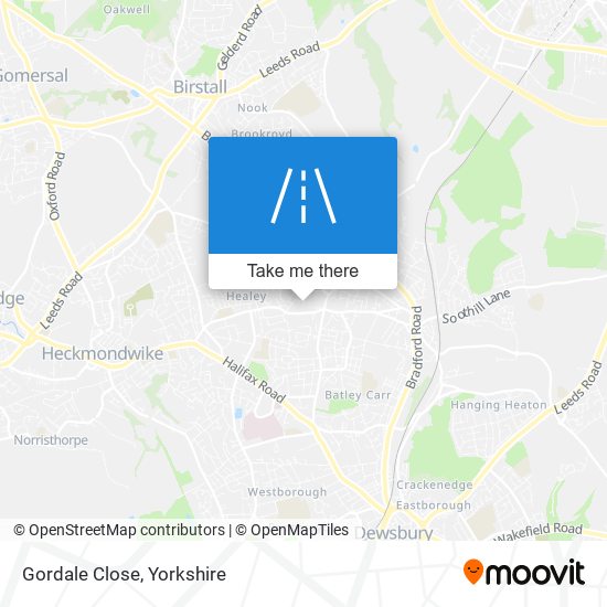 Gordale Close map