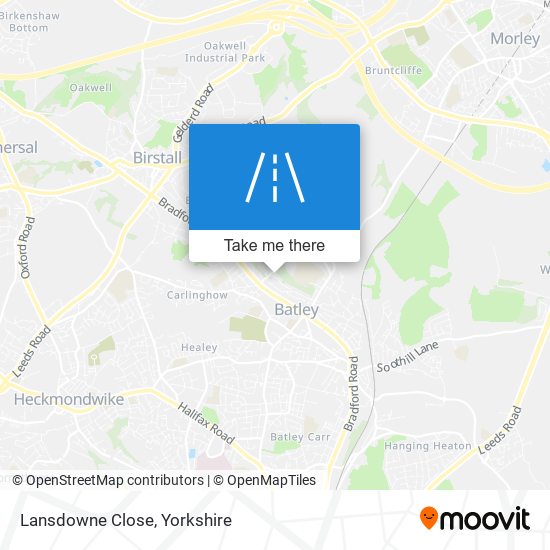 Lansdowne Close map