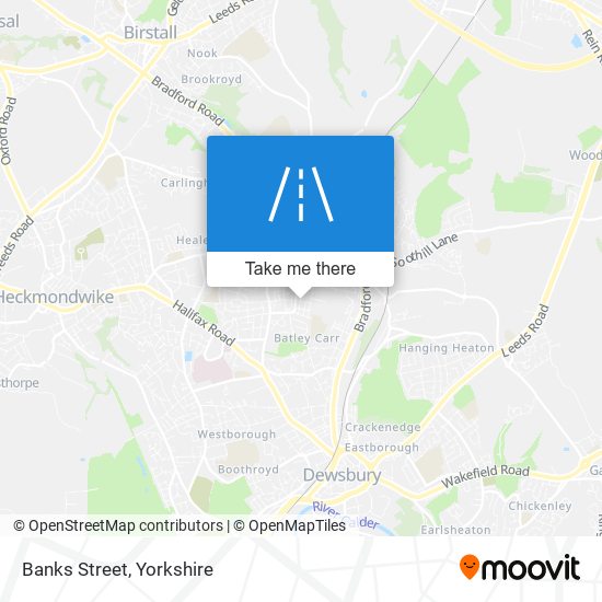 Banks Street map