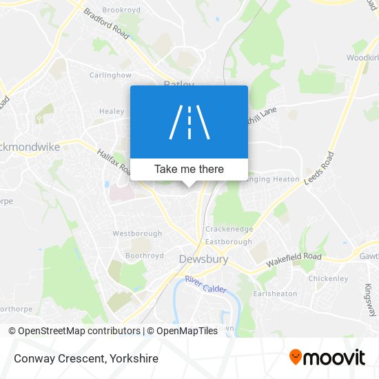 Conway Crescent map