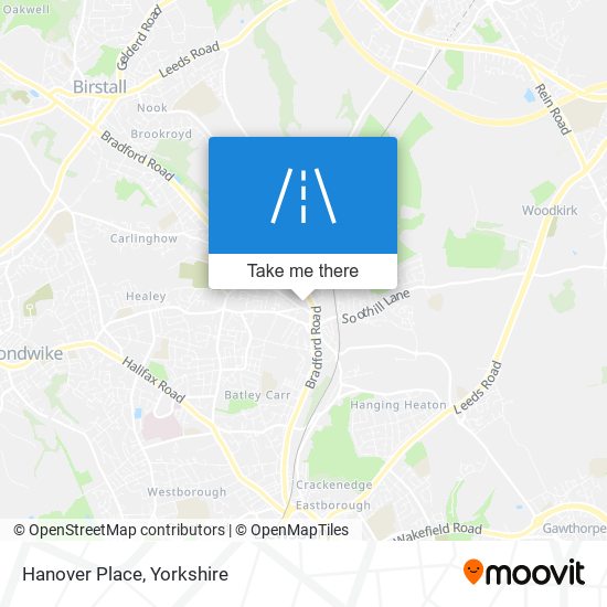 Hanover Place map
