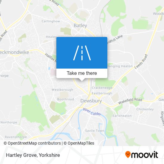 Hartley Grove map
