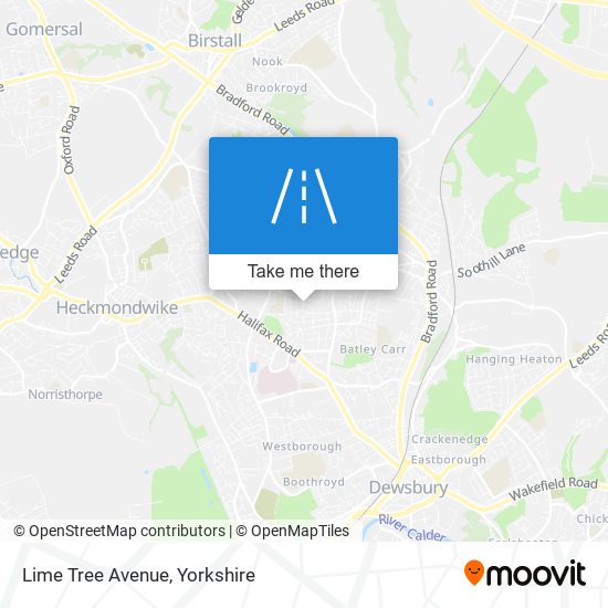 Lime Tree Avenue map