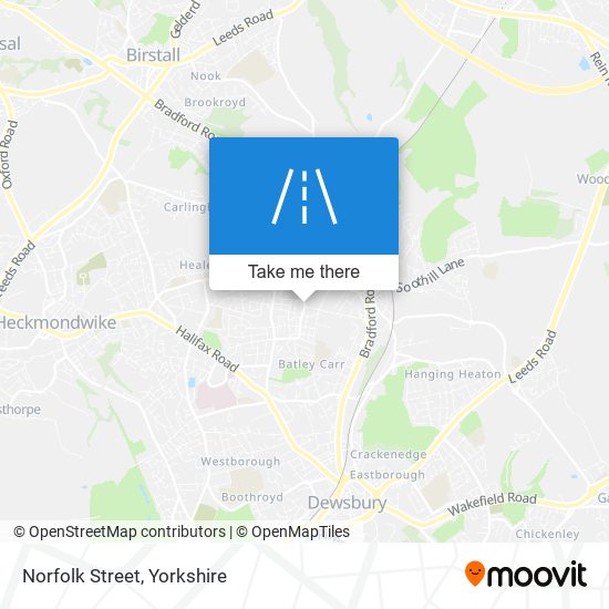 Norfolk Street map