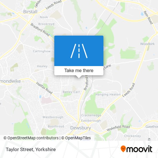 Taylor Street map