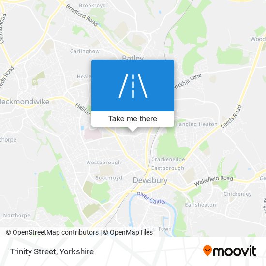 Trinity Street map