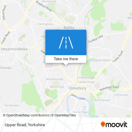Upper Road map