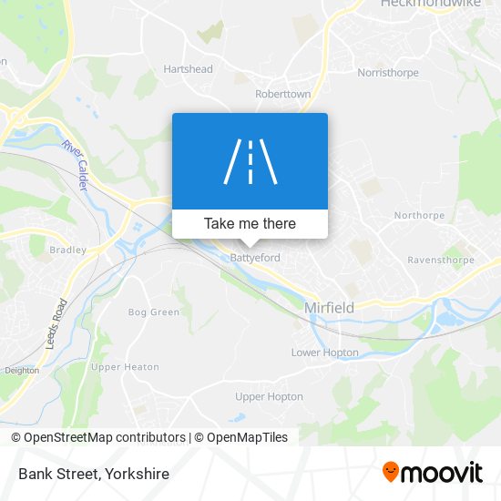 Bank Street map