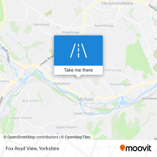 Fox Royd View map