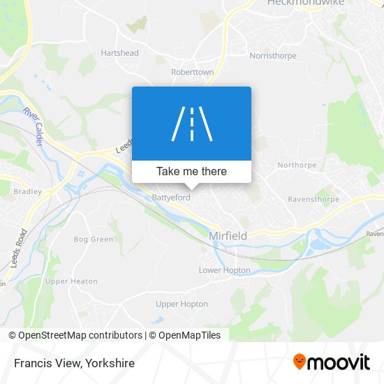 Francis View map
