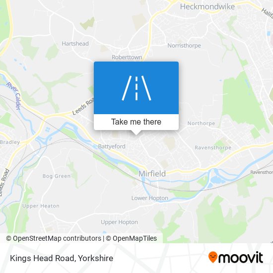 Kings Head Road map
