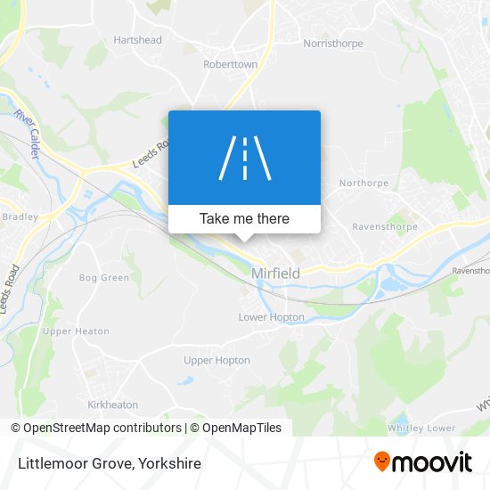 Littlemoor Grove map