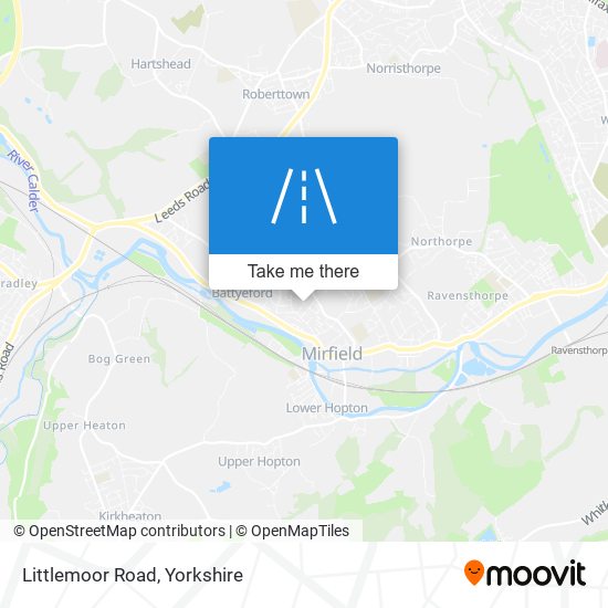 Littlemoor Road map