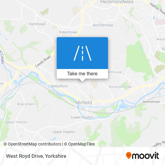 West Royd Drive map