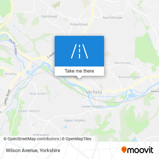 Wilson Avenue map