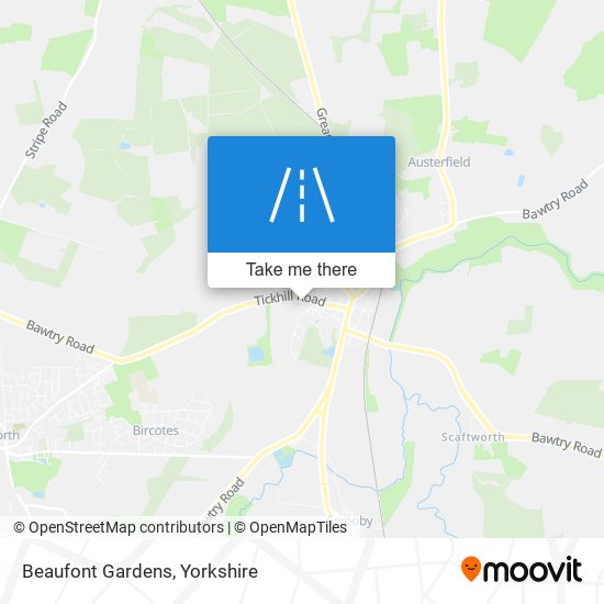 Beaufont Gardens map