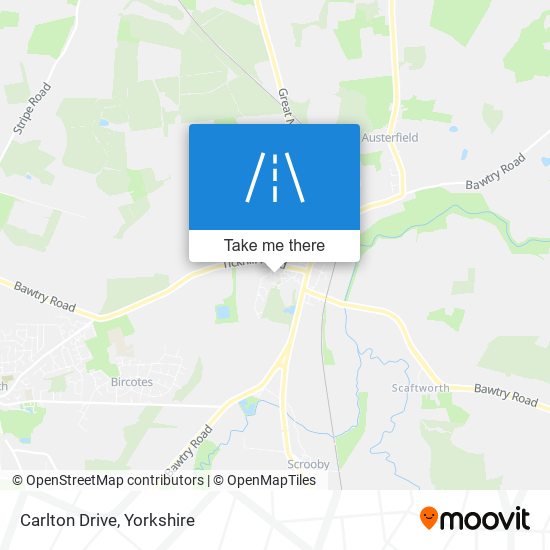 Carlton Drive map