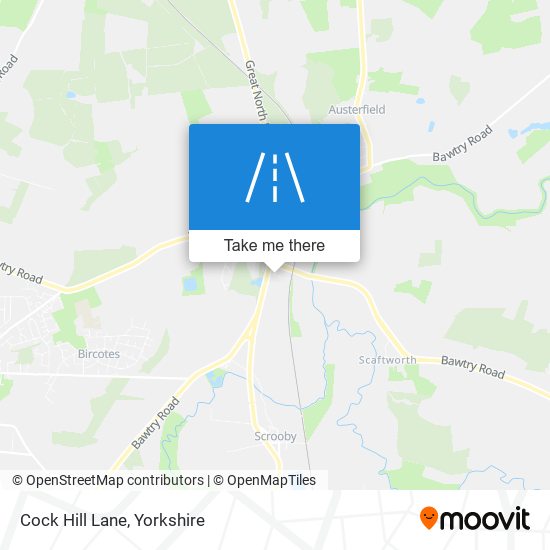 Cock Hill Lane map