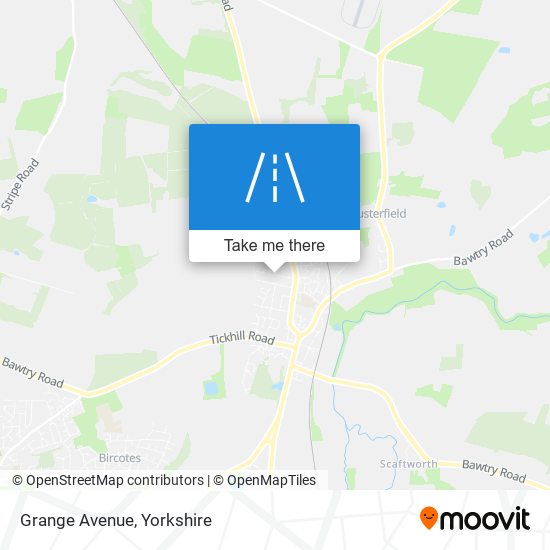 Grange Avenue map