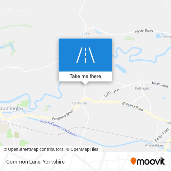 Common Lane map