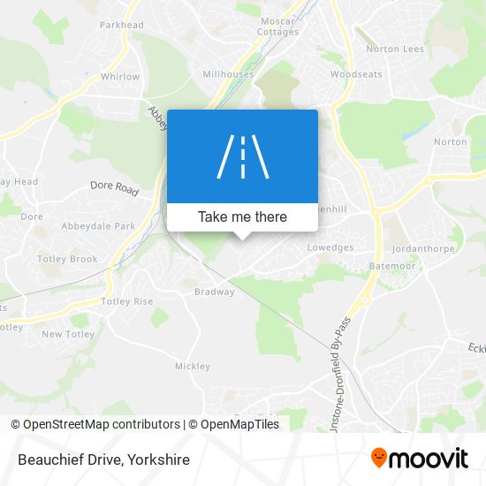 Beauchief Drive map