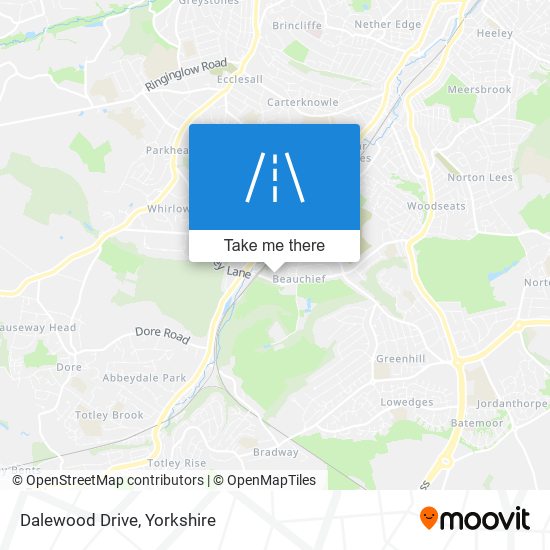 Dalewood Drive map