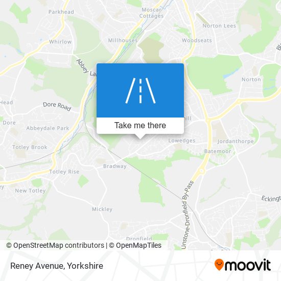 Reney Avenue map