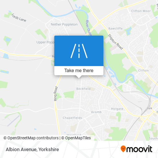 Albion Avenue map