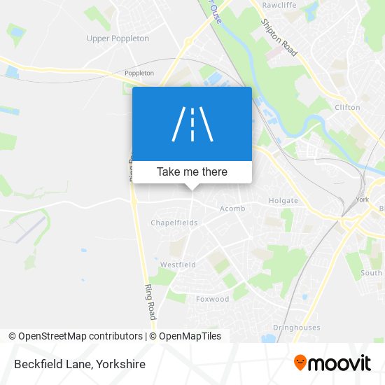 Beckfield Lane map