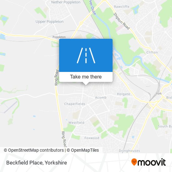 Beckfield Place map