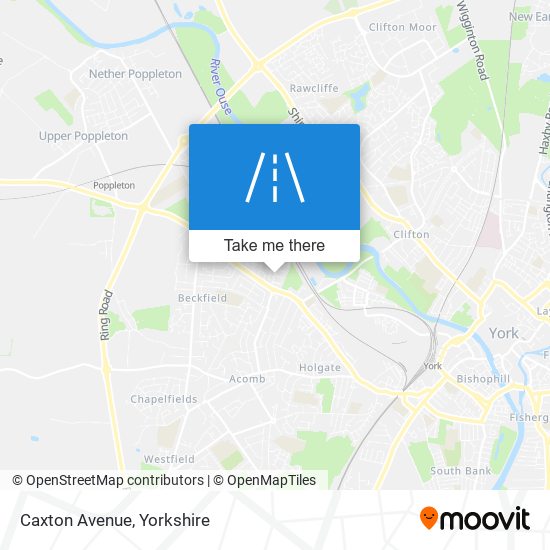 Caxton Avenue map