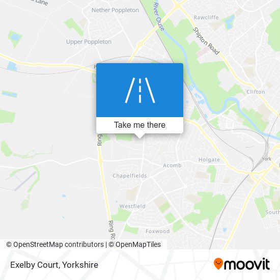 Exelby Court map