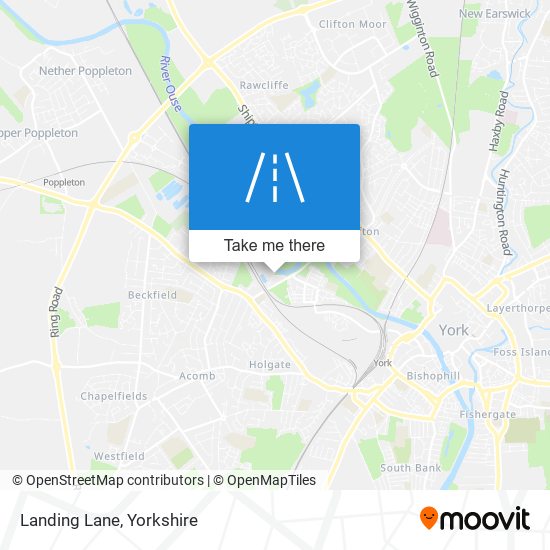Landing Lane map