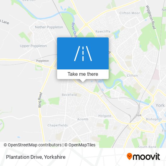 Plantation Drive map